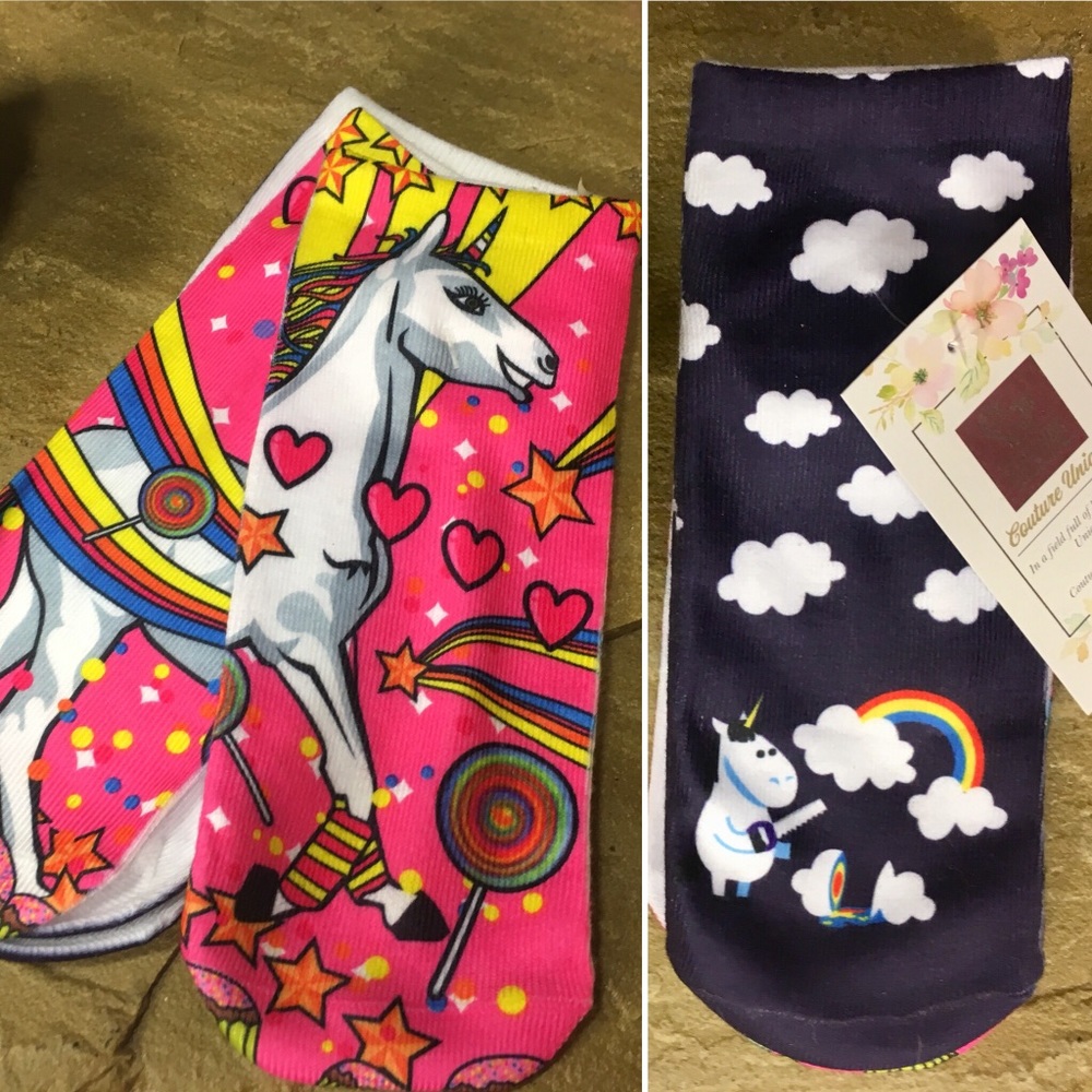 Mischievous Unicorn sock bundle